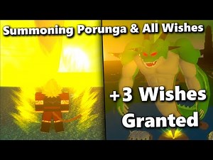 Summoning PORUNGA & All Wishes (& DB Locations) | DBZ Online Generations