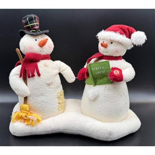 Hallmark Jingle Pals Caroling Snowmen 2003 We Wish You A Merry Christmas -VIDEO - Etsy