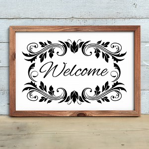 Farmhouse Welcome Sign Printable | Rustic Wall Art PNG JPEG | Country Home Decor Quote | Instant Digital Download - Etsy Canada