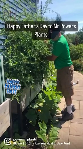 Happy Father’s Day to the best: Mr Powers Plants, who just last year said “I actually think I really like gardening.” I am so lucky to have you❤️ | Amy Powers