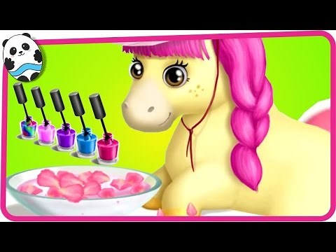 Fun Pet Horse Care & Makeover - Pony Sisters Hair Salon 2 - Dress Up Game for Kids and Children