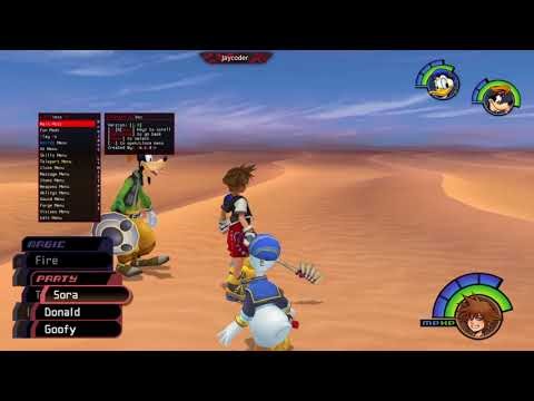Kingdom Hearts Final Mix || Limitless Mod Menu v1 || Preview 2
