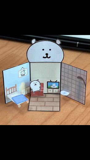 만들기 종이로 놀 수 있는 거! 농담곰 밥그릇, 캐릭터 도시락 만들기