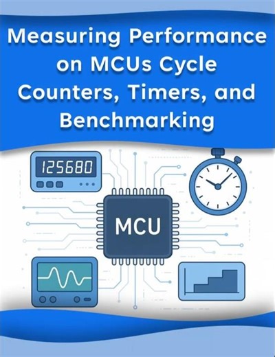 Measuring Performance on MCUs Cycle Counters, Timers, and Benchmarking