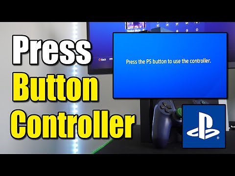 How to Press the PS Button to use the controller on PS4 Console (Best Method)