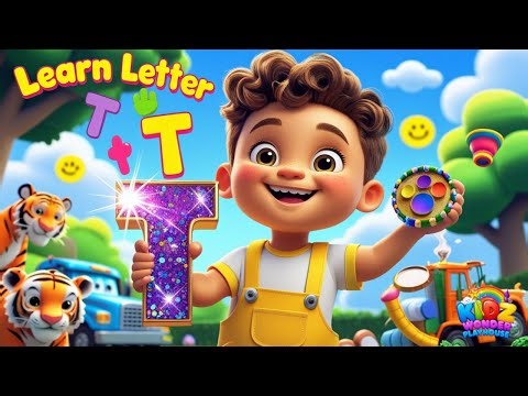 Learn Letter T Vocabulary Song for Kids | 📚 Fun ABC & Phonics 🎉