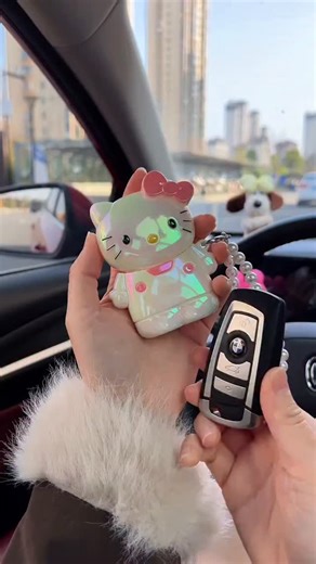 Auto Parts and Supplies Mall on Instagram: "This Hello Kitty silicone cartoon car key cover is not only adorable but also provides an extra layer of thoughtful protection for your keys, adding a touch of girlish charm to everyday items~ #CarGadgets #SoCute #CarKeyCover #CartoonKeyCover"