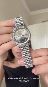 2.1K views · 10K reactions | PASCAL Timeless Classic Diamond Watch  Diamonds: Embellished with exquisite lab-grown diamonds for a luxurious touch.  Movement: Powered by the precise Swiss Ronda movement.  Waterproof: Water-resistant up to 100 feet.  Crystal: Scratch-resistant sapphire crystal.  Bracelet: Stainless steel jubilee bracelet with fold-over clasp, fitting 6.5in-9.5in wrists. | PascalOfficial | Facebook