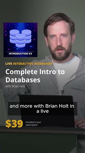 LIVE Intro to Databases Workshop
