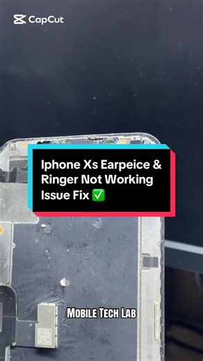 Iphone Xs Earpeice & Ringer Issue Fix ✅ #fyp #viralvideo #onemillionaudition #iphone #iphonechiplevelrepair