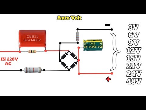 Led Driver Circuit | Use IN4007 Diodes / How To Make led Driver Circuit Use 3V 6V 9V 12V 24V 48V