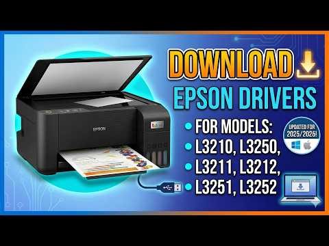 How to download epson L3210 , L3250 printer drivers in telugu
