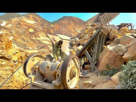 Full 4K Process Of Jaw Crusher Machine “ A Giant In Action| A Powerful Process of Jaw Crusher