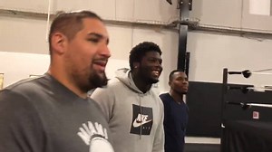 We were happy to have some players from the Oakland Raiders come visit the WWE Performance Center yesterday! | WWE NXT