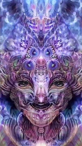 Generating DMT entities with StyleGAN3…