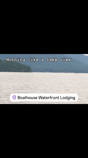 Southern views of #lakegeorge at #boathousewaterfrontlodging | Boathouse Waterfront Lodging