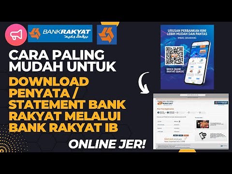 Cara Download Bank Statement atau Penyata Bank Rakyat II How To Download Bank Rakyat Statement