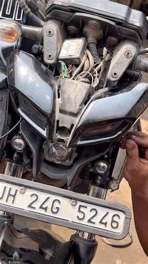 MT-15 fog light installation 🔥#mt15 #bikerider #modified #mt15modified #foglights #viral #yamaha