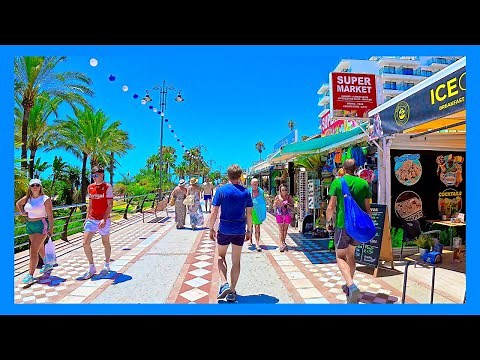 Benalmadena Spain Coastal Walk Malaga Costa del Sol | July 2025