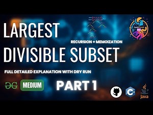 Largest Divisible Subset | GfG POTD | 22-06-2025 | GfG Problem of the day | GeeksforGeeks