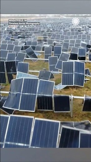 Tornado Destroys Entire Solar Farm!