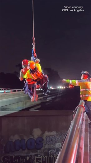 Ventura County Fire Department on Instagram: "Yesterday, Ventura County Fire Department, Ventura City Fire, Oxnard Fire, and the VC Air Unit successfully conducted a swift water rescue of an individual trapped by rising floodwaters. The victim was located beneath the 101 Freeway, surrounded on all sides by rapidly moving and rising water. Firefighters from all the partner agencies worked together seamlessly to execute the rescue. A member of VCFD’s Swift Water Rescue Team was lowered from Oxnard