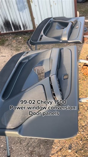 Josh on Instagram: "99-02 Chevy 1500 power window conversion:door panels #chevy #chevysilverado #chevytrucks #cargram #carlovers"
