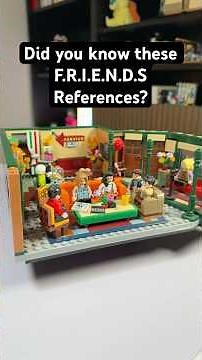 4 Easter Eggs in the LEGO Central Perk Set 👀 #lego #friends