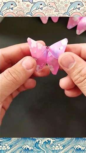 💯 Papillon origami facile ! 💯 🔥 #short