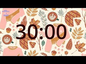 30 Minute Boho Christmas Timer – Holiday Study & Focus Countdown