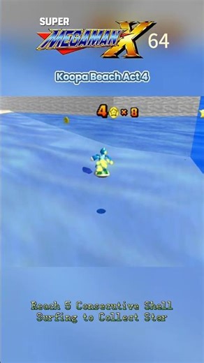 Super MegaManX 64: Koopa Beach Act 4 #ShellSurfing