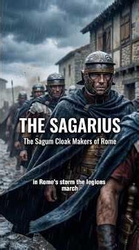 The Sagarius: The Hidden Cloak Makers Behind Rome’s War Machine. #history #rome #ancient #fyp #facts