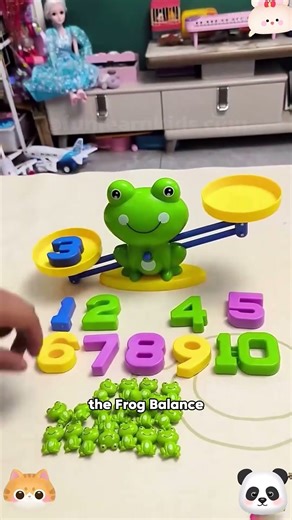 Fun & Educational Frog Balance Math Toy