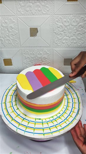 Viral🔥 Color🎨 Cake Design🎂 #cake #short #shortsfeed #shortvideo #cakedecorating #cakedesign