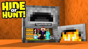 SECRET Minecraft Furnace Base! (Hide or Hunt)