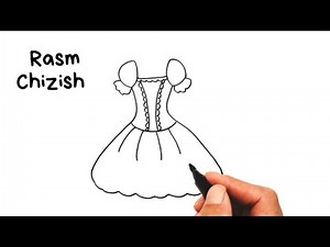 Rasm chizish |Kuylak rasmini chizish|Nasılçizilir|Cómodibujar