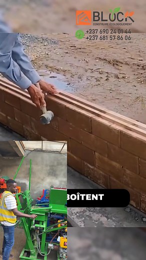 74K views · 827 reactions | Voici la nouvelle technique de Construction en Afrique #AI #Afrique | LIA BLOCK Brique autobloquant et machine en Afrique | Facebook