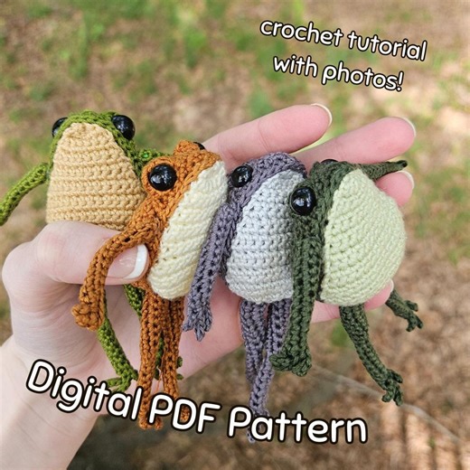 Crochet Toad Pattern – Dress up Frog, 2 Leg Styles (digital Pattern) - Etsy