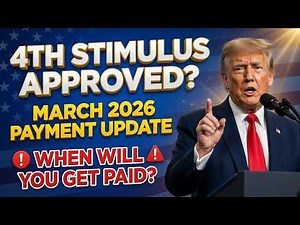 March 2026 Update: 4th Stimulus Check Approved – When Will You Get Paid?