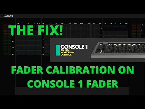The Fix! - Softube Console 1 Fader Calibration