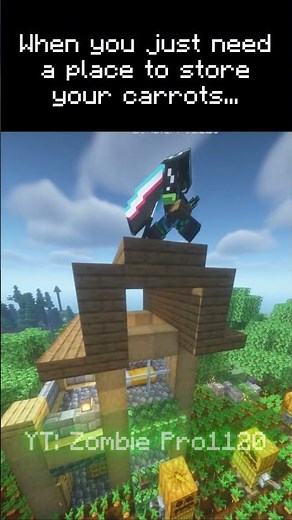 How to Build a SIMPLE WINDMILL in Minecraft Hardcore!