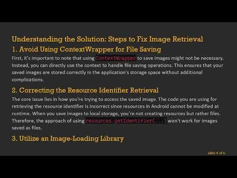 How to Fix "Saved Image Not Retrievable" Issue on Android