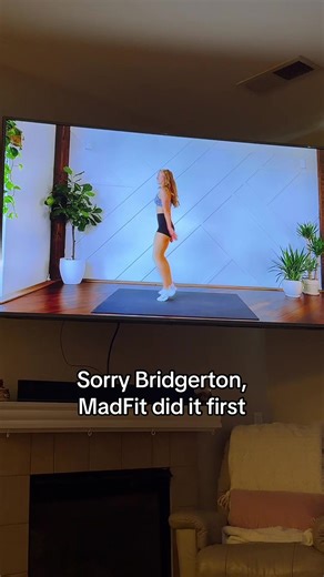 was doing a @MadFit workout and instantly thought of the bridgerton dance 😂 #bridgerton #madfit #bridgertondance