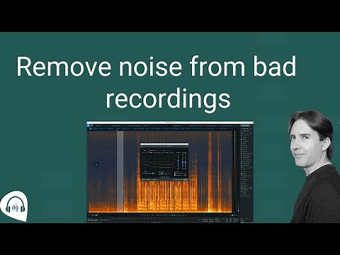 How To Use Izotope RX's Spectral De-noise to clean up noisy podcast recordings.