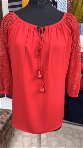 न्यू डिजाइन ऑफ सोल्डर कुर्ती डिजाइन वाले नेट की बाजू#fashion #kurti #fashionstyle