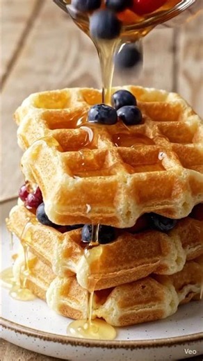 🥇 Crispy & Fluffy Waffles! 🧇✨