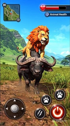 🦁 The Lion Simulator Lion Games 🐃🔥 #animalsimulator #wildanimals #wildlife #gaming #simulatorgame