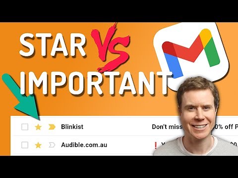 The Difference Between Starred and Important In Gmail
