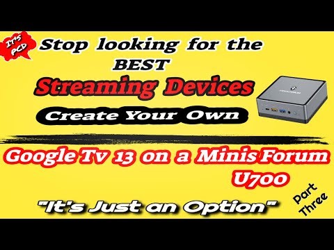 Google Tv 13 on a "Minis Forum U700" Mini Pc - My Daily Driver 😎