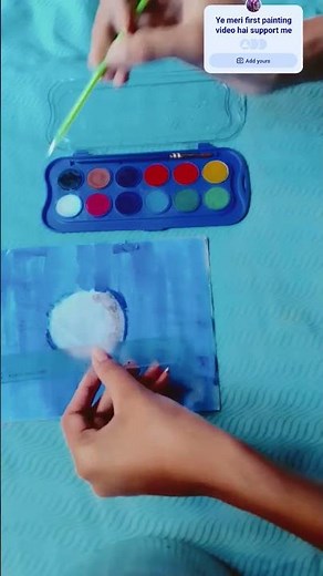 easy and simple watercolor drawing video first first watercolor painting video
